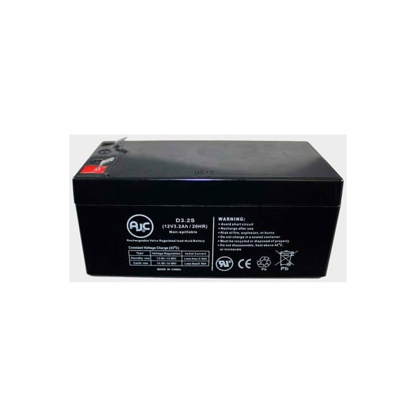 Battery Clerk AJC Black & Decker VEC1198 12V 3.2Ah Emergency Light Battery BLACK & DECKER-VEC1198 - main